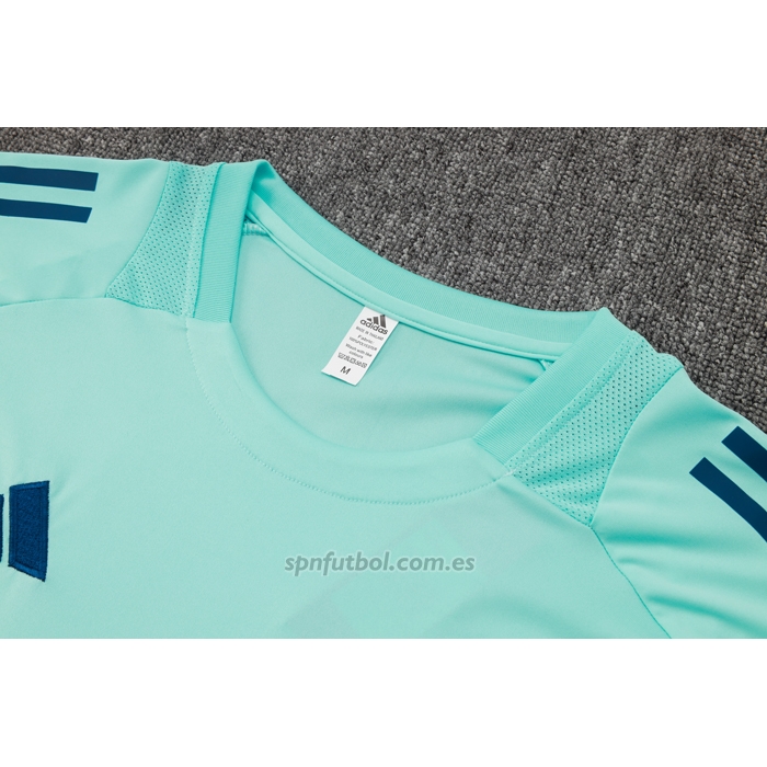 Chandal del Real Madrid Manga Corta 2024-2025 Verde - Pantalon Corto